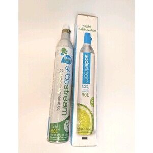 SodaStream CO2 Cylinder 60L Carbon Dioxide Spare Carbonator Threaded "Blue Top"